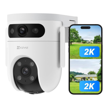 EZVIZ 5MP Dual Lens Pan & Tilt Wi Fi Camera Two Way TalkAI Powered