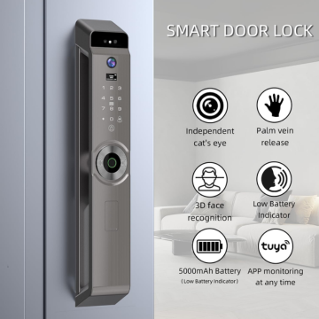 Door Lock Face, Finger, card and password